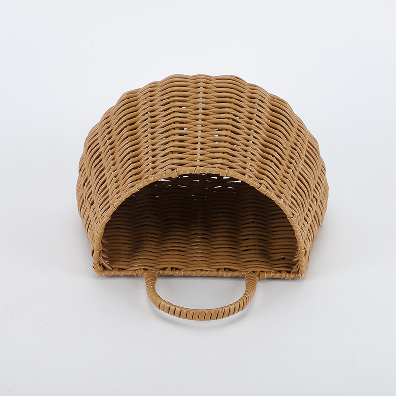 Jinliu home storage basket with handles handmade woven storage bins