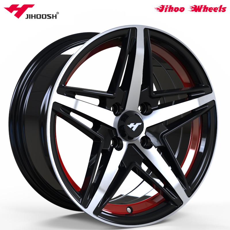 0047 13 inch 14 inch 15 inch wheel rims for car Aftermarket alloy wheels car aluminum alloy wheel rims with 4/8*100-114.3