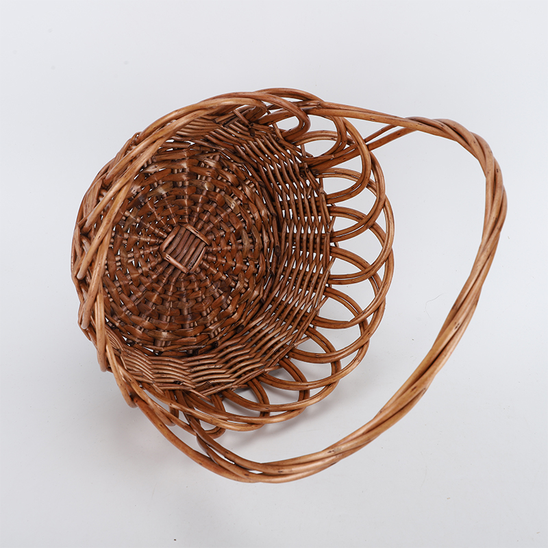 Jinliu woven wicker storage basket handmade home storage basket