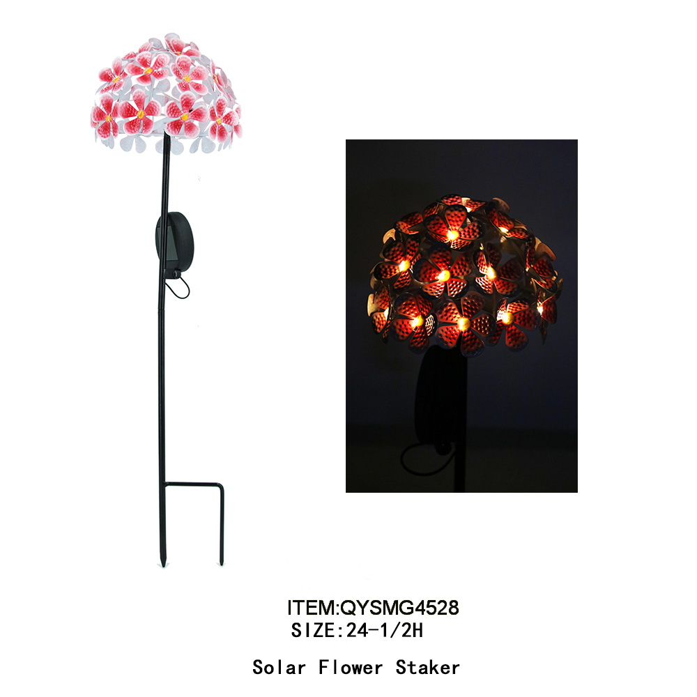 Solar Metal Garden Stakes