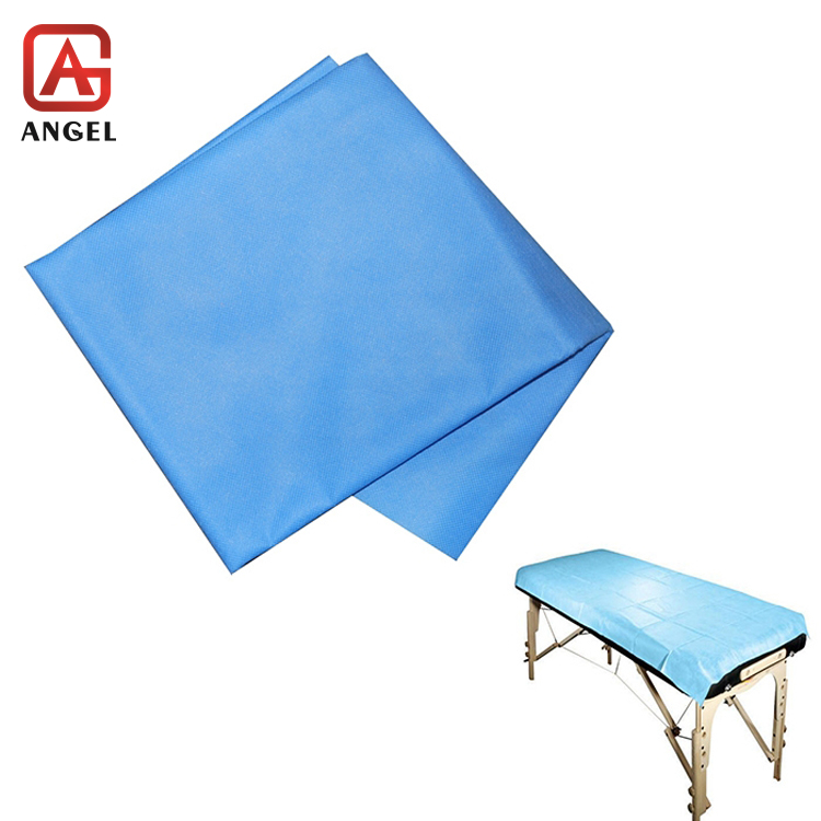 Angel Comfortable And Waterproof Disposable Bedsheet Nonwoven Bedsheet Set For SPA Salon