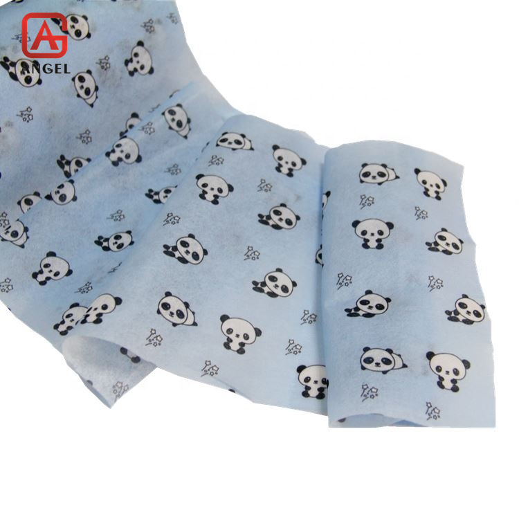 Angel Factory New Pattern Non Woven Fabric Spunlace Roll Nonwoven Fabric Spunlace