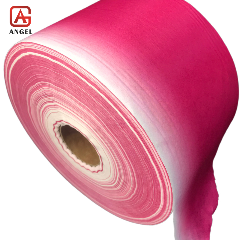 Angel Factory Good Quality Colorful Pattern Spunlace Non Woven Fabric Spunlace