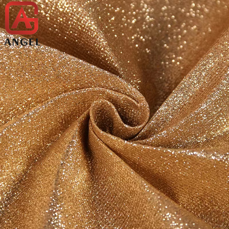 Angel Spunbond Nonwoven Glitter Fabric For DIY/Shoes/Bag Sparkly Fabric