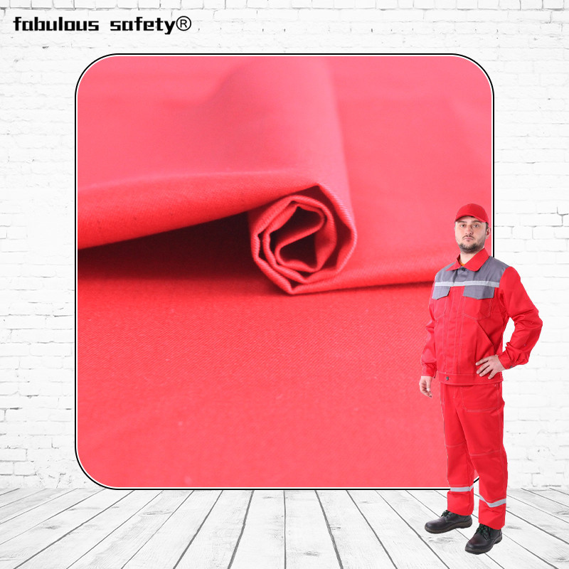 7*7 440g Cotton Flame Retardant Oilproof Waterproof Fabric For Welders Clothing