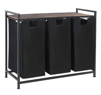 Top Shelf 3-Bag Laundry Sorter