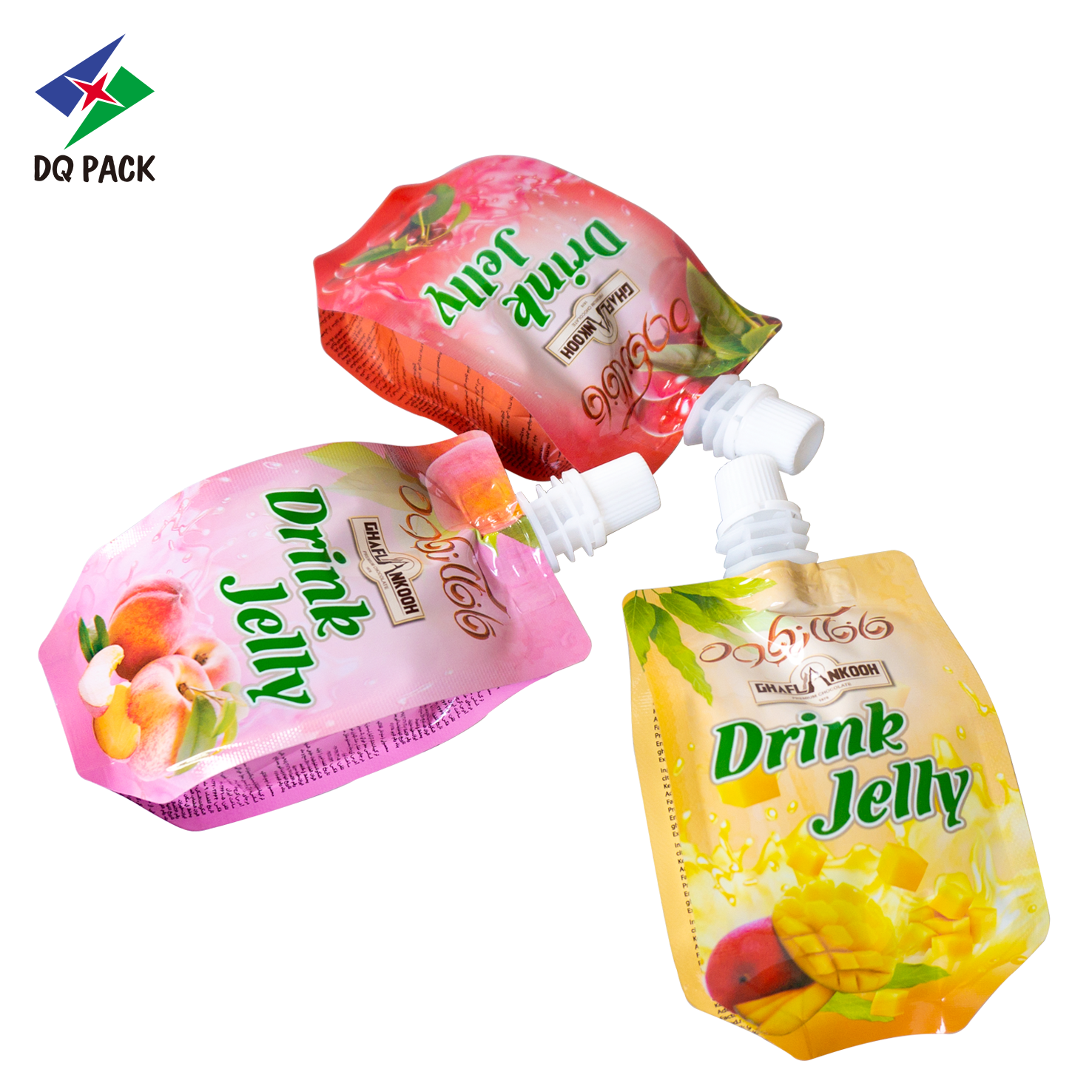 Penguin spout pouch for liquid drink jelly packaging