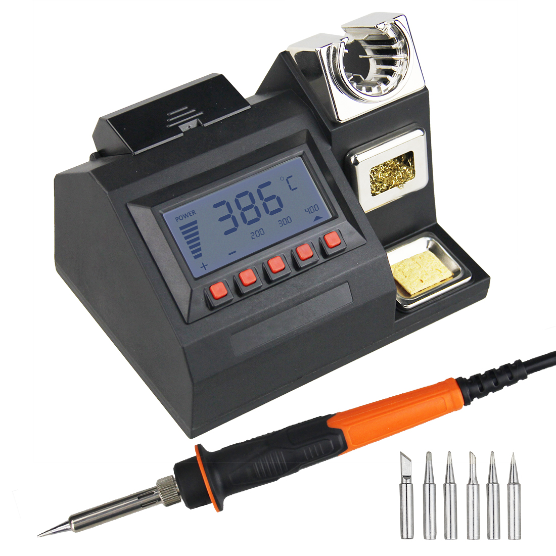 60W LCD Display temperature adjustable desoldering station
