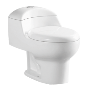 Siphonic one piece of toilet