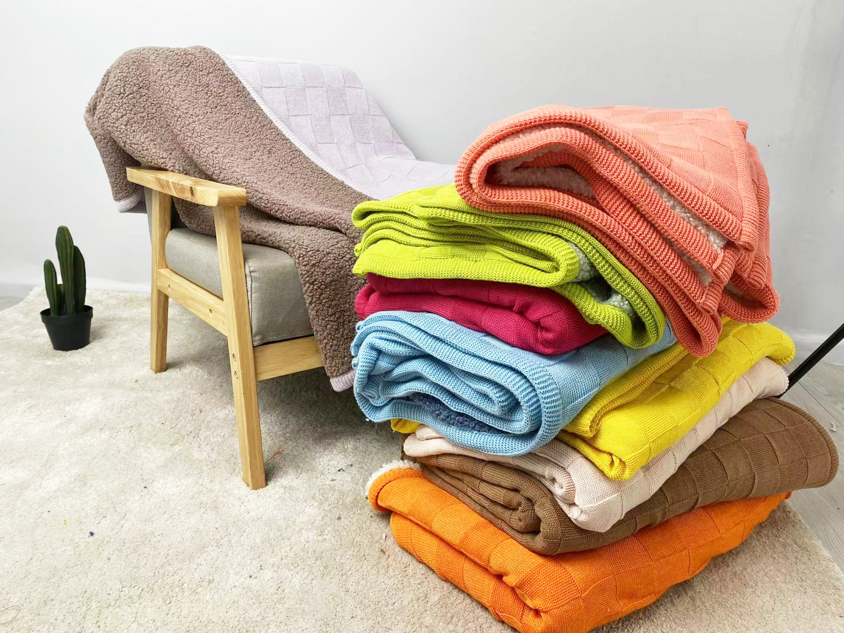 Tonglu Luolan KnittingCo.,Ltd. – Fleece blanket 4