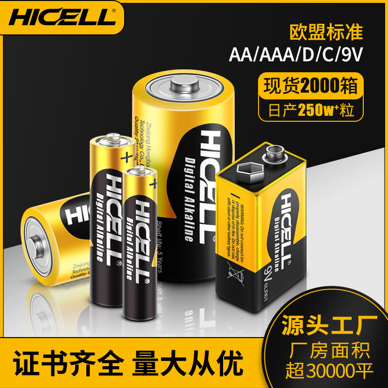 AA AAA Battery LR6 LR03 Alkaline high quality battery factory