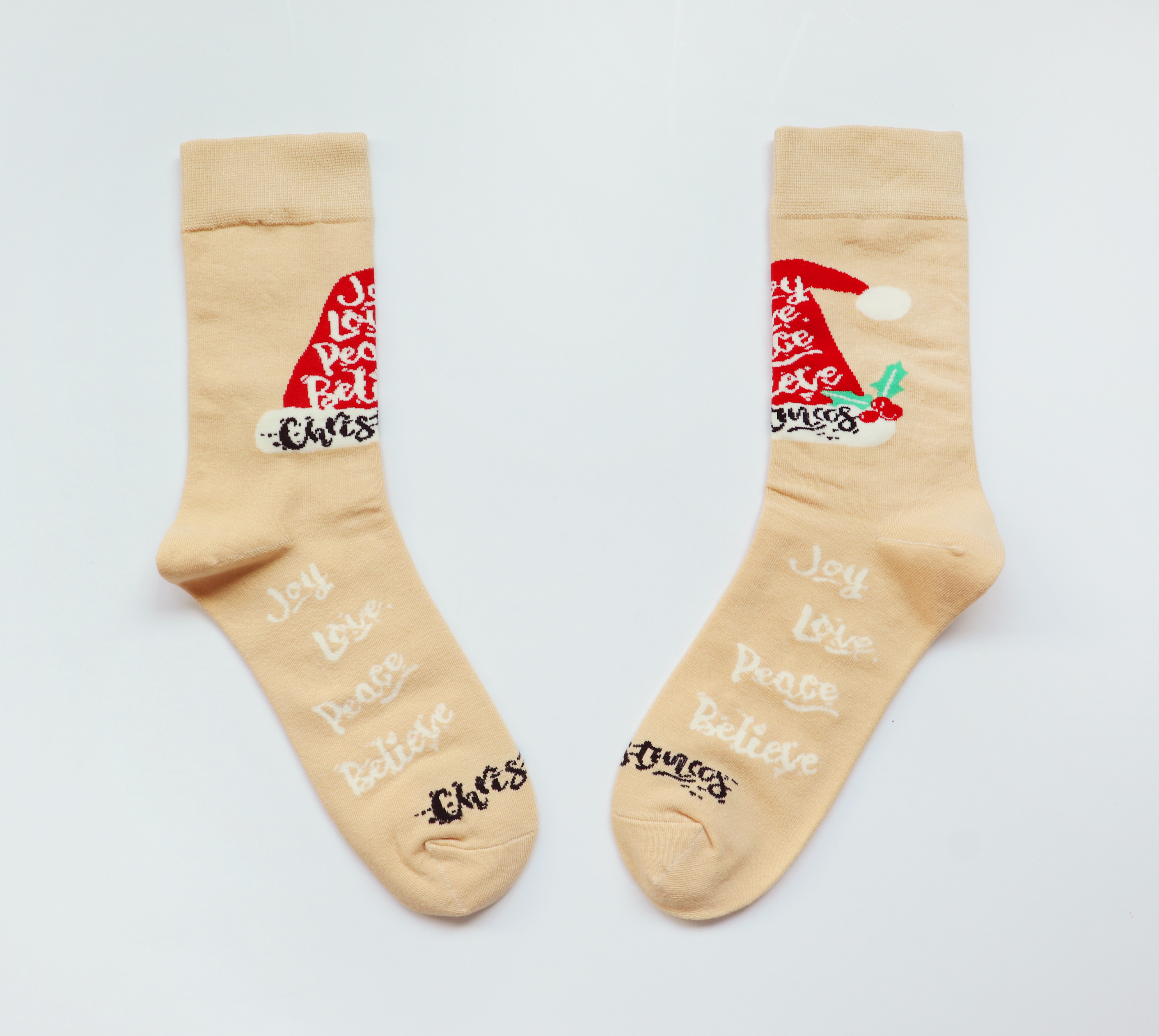 Christmas Jacquard Cotton Socks men women children