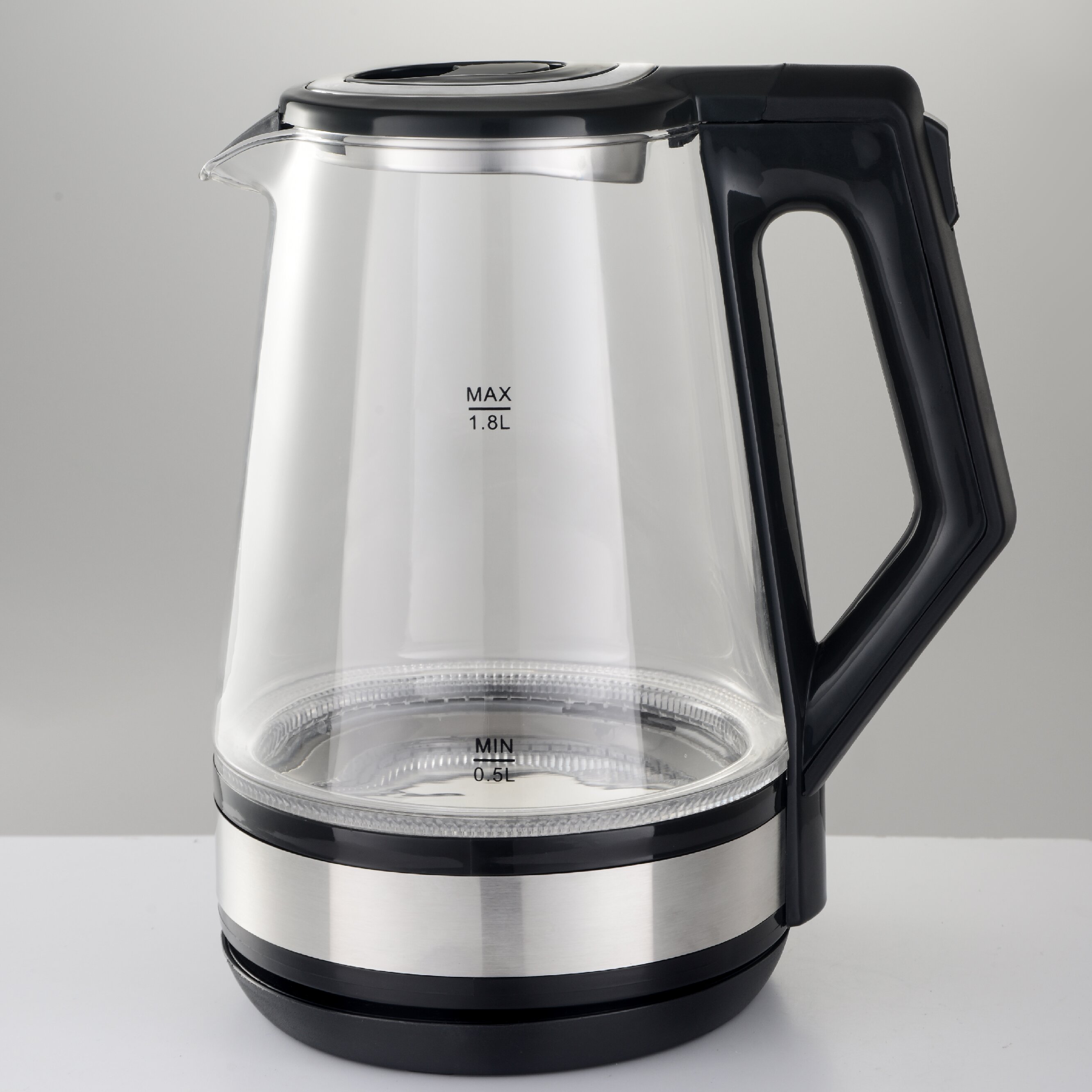 New glass kettle LED water bolier electric glass kettle