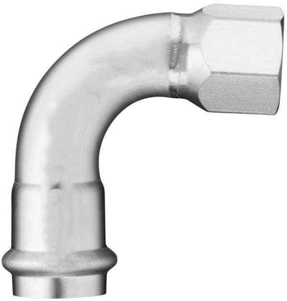 316L 90° female long elbow