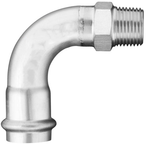 316L 90° male thread elbow