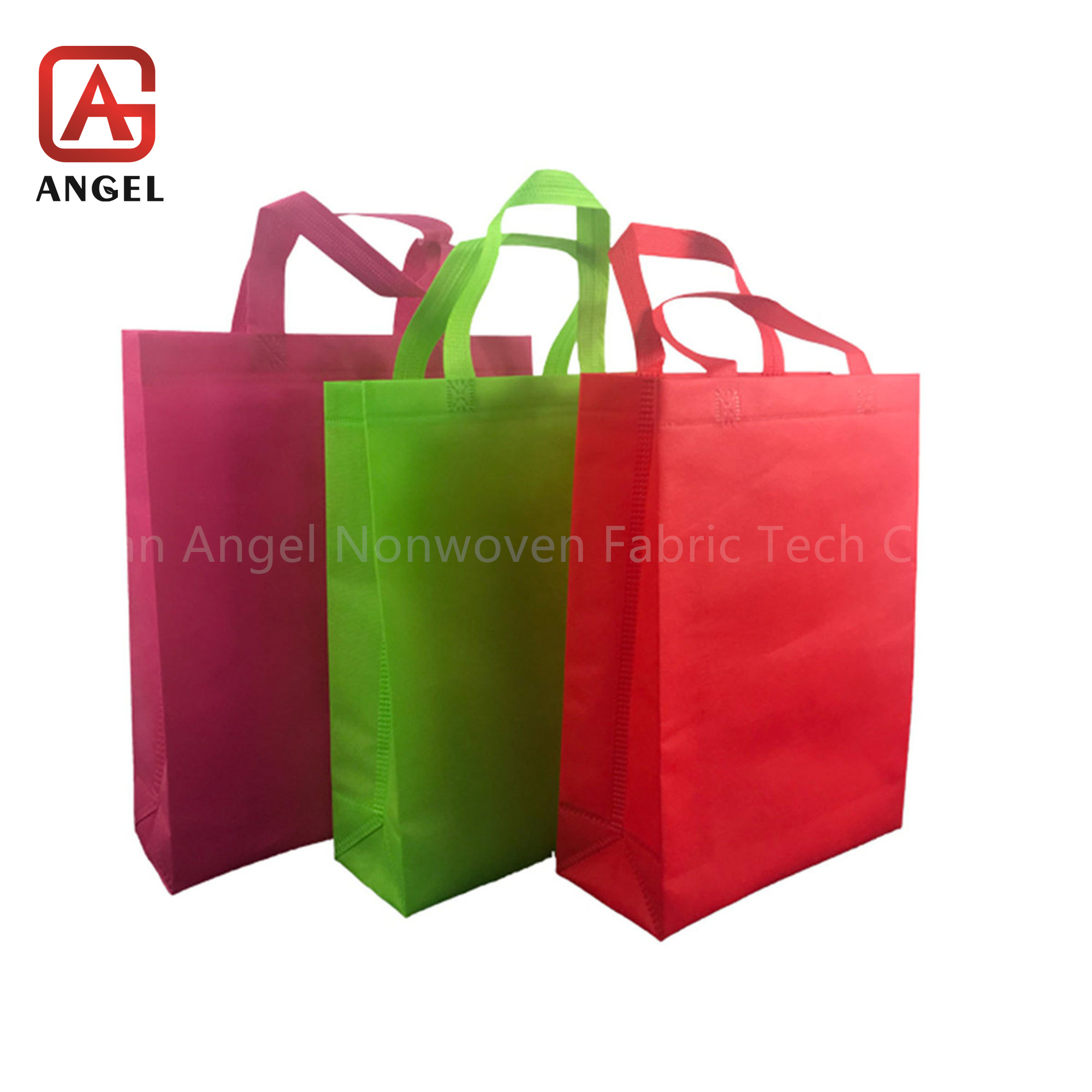 Fujian Angel PP 70G/90G Nonwoven Handle Bag Printing Logo
