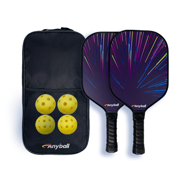 Fiberglass pickleball paddle set