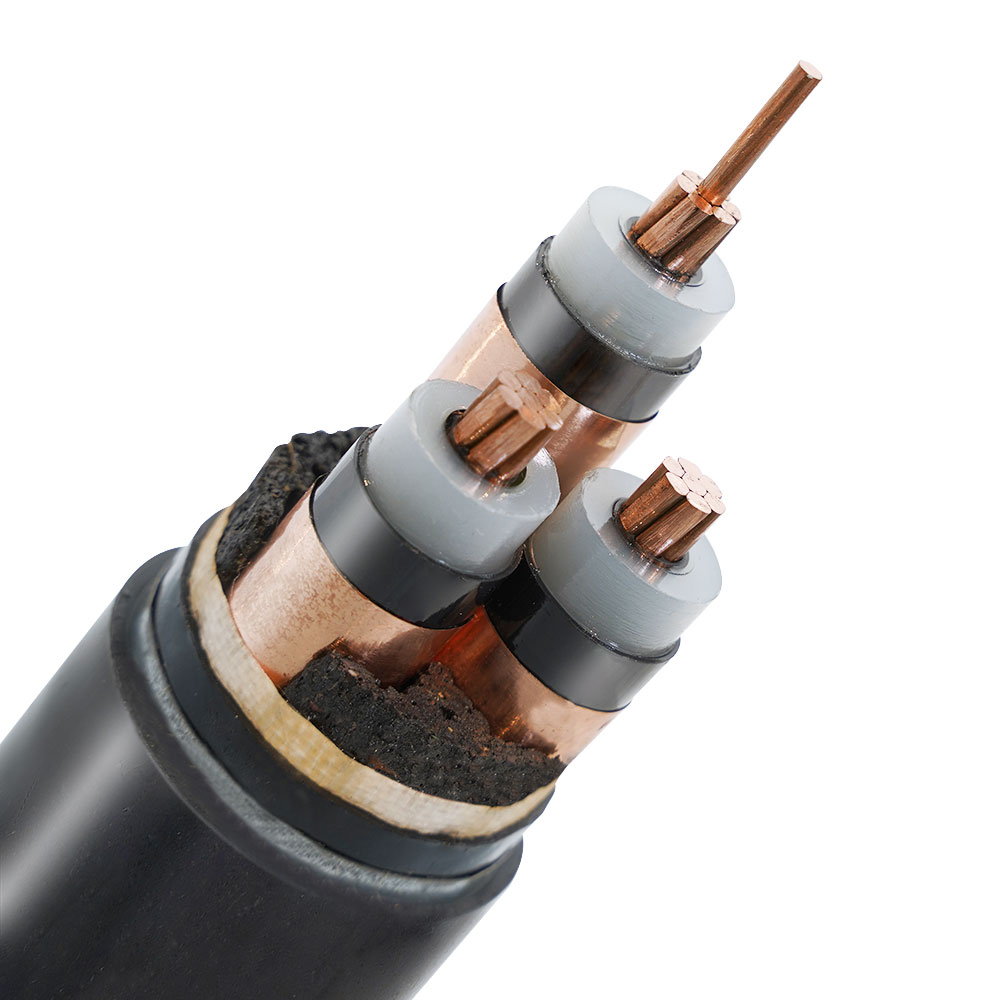 35 kV 3 Core Medium Voltage Copper Core Power Cable