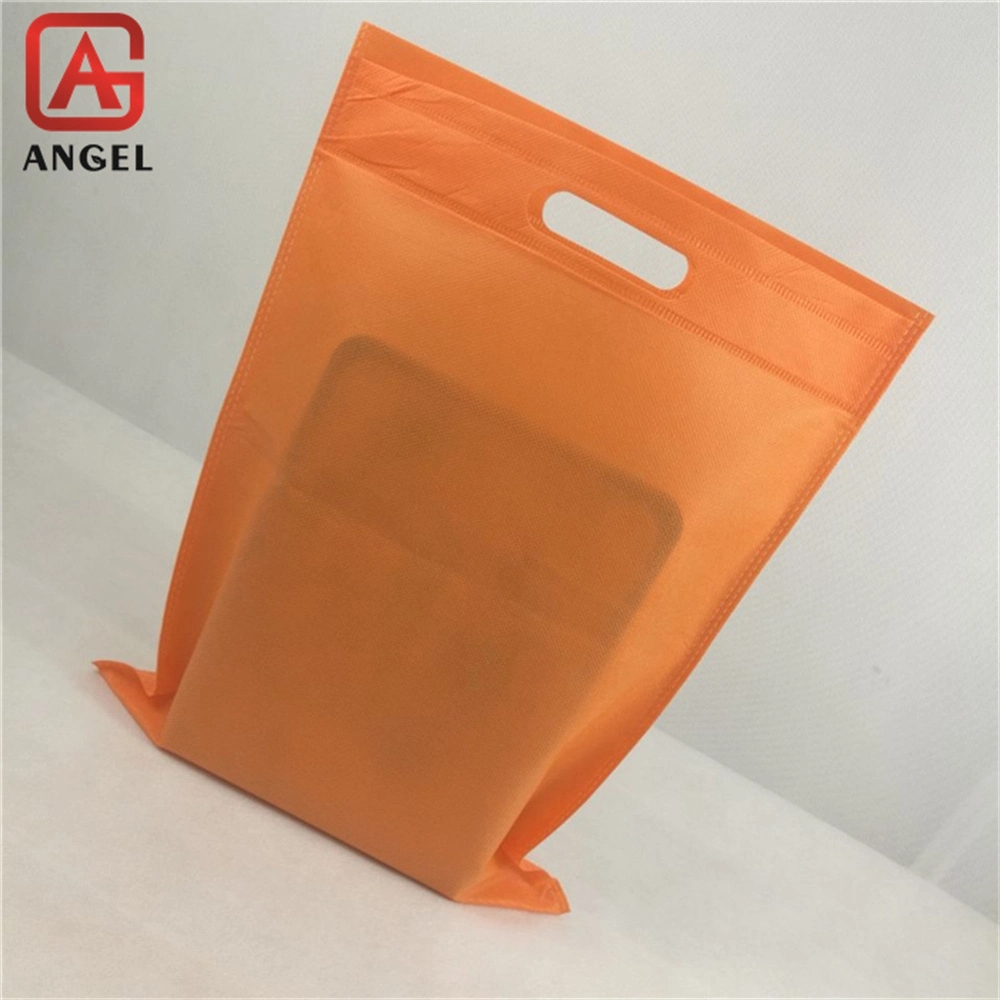 Angel Customized Reusable Nonwoven Bag D-cut Bag Nonwoven Shopping Bag