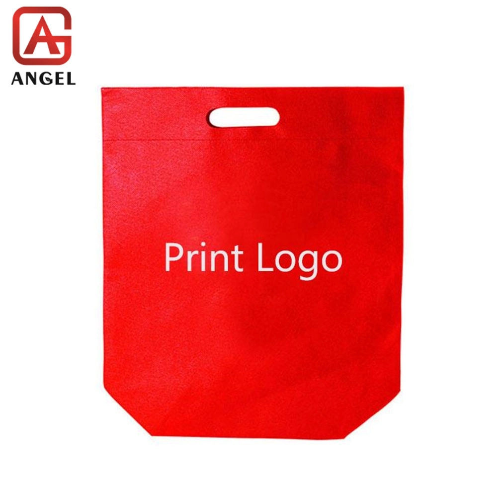 Fujian Angel Eco-friendly Customized Nonwoven Bag D-cut Bag For Shopping