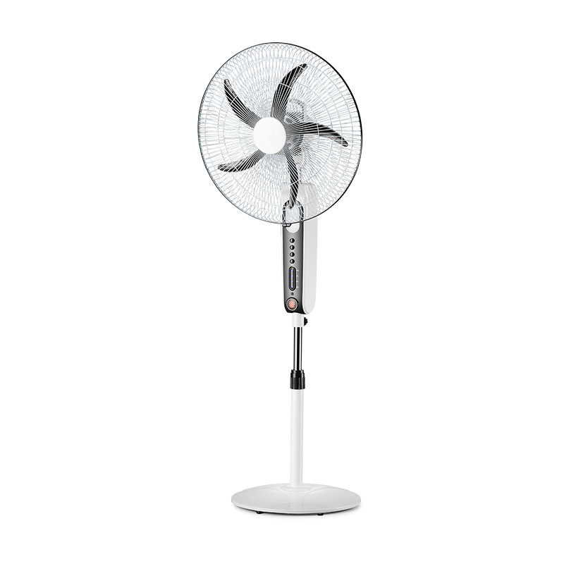 CR-8438 rechargeable fan with led light