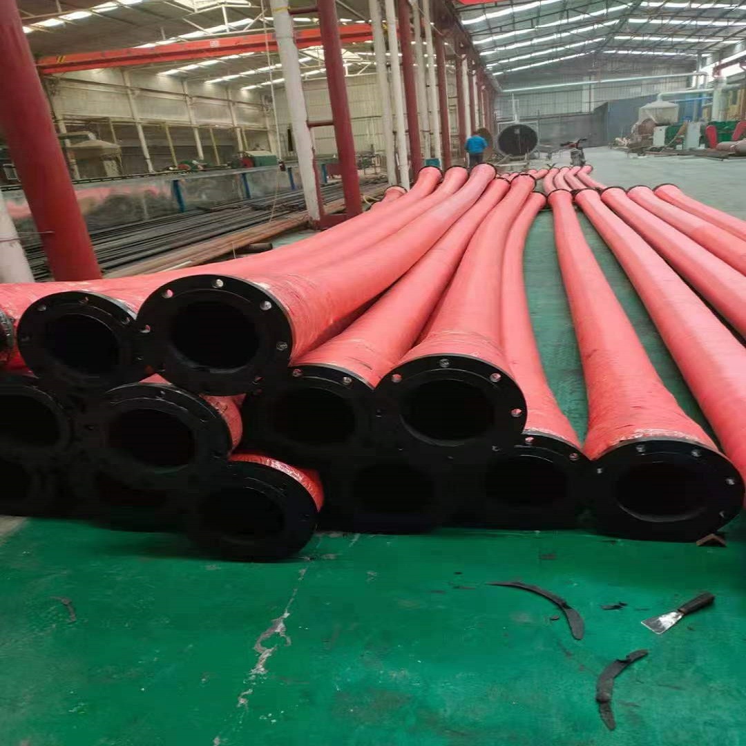 WANFLEX Rubber water suction hose / flanged suction hose / rubber water deliver hose / 大口径吸水管