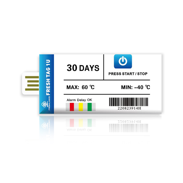Fresh Tag 1U Single Use Temperature Data Logger