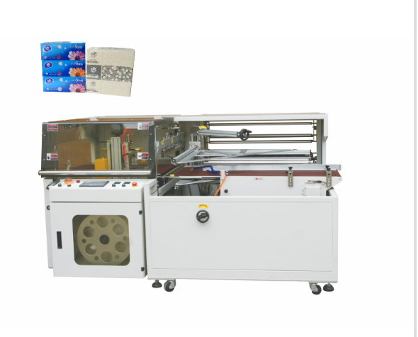 Full-Auto Box Tissue Shrink Bundling Packing Machine