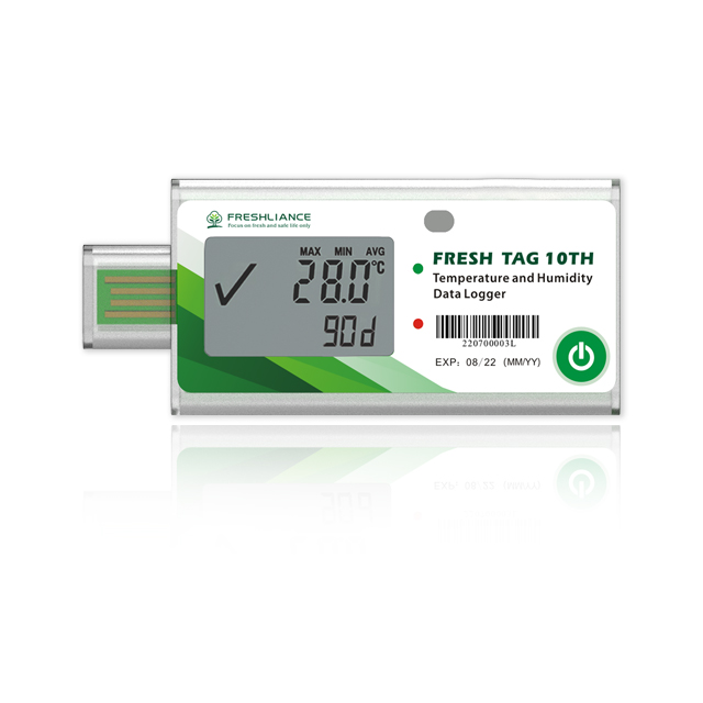 Fresh Tag 10 TH Single Use Temperature and Humidity Data Logger