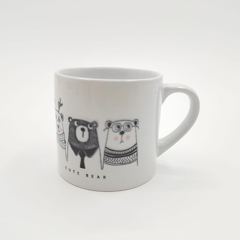 6oz White Coated Mug