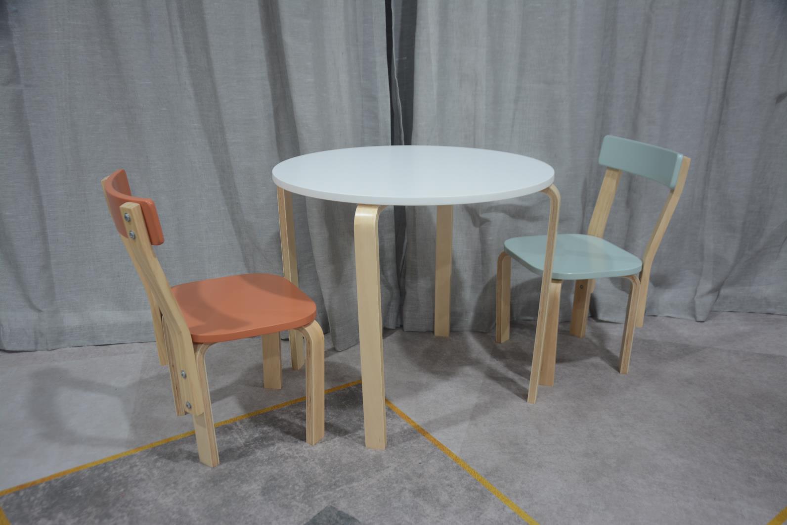 Wood Kid Table Set