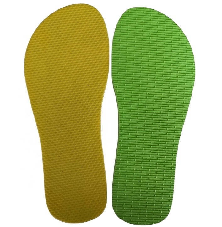 Anti slip sole with various colors and patterns with different texture designs on the sole