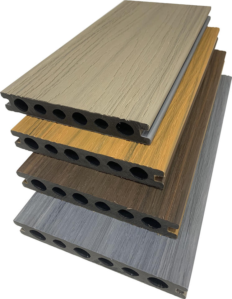 Factory Wholesale Outdoor Co Extrusion WPC Wood Plastic Composite Decking