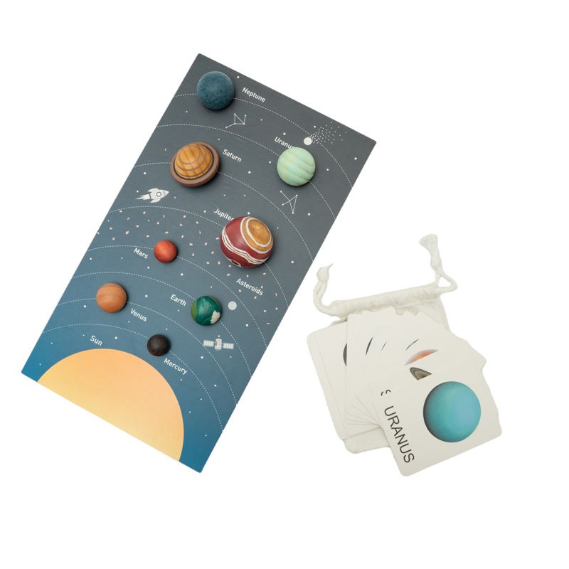 Dark Light Planets Matching Puzzle