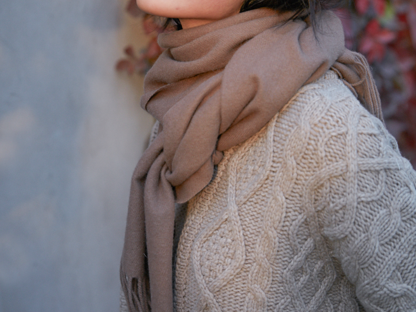Women cashmere clothes