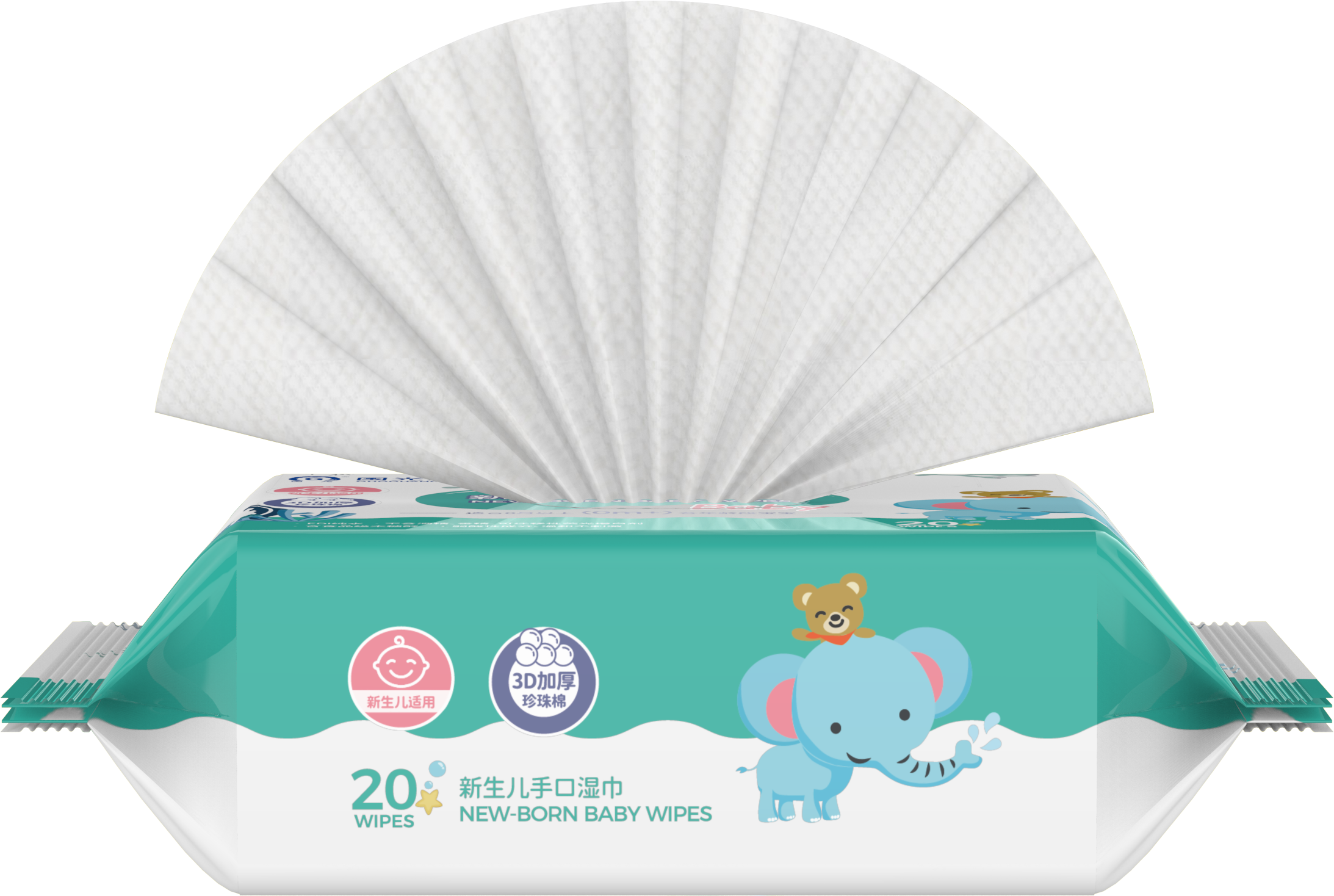 Baby wipes for new-born (20pcs)