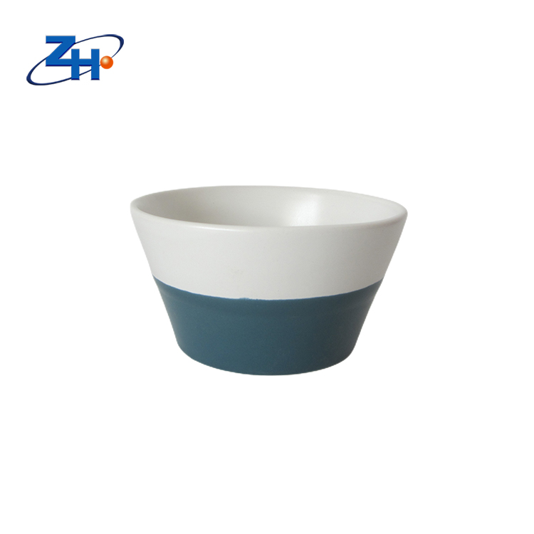 Breakfast cereal bowl， matte finish bowl
