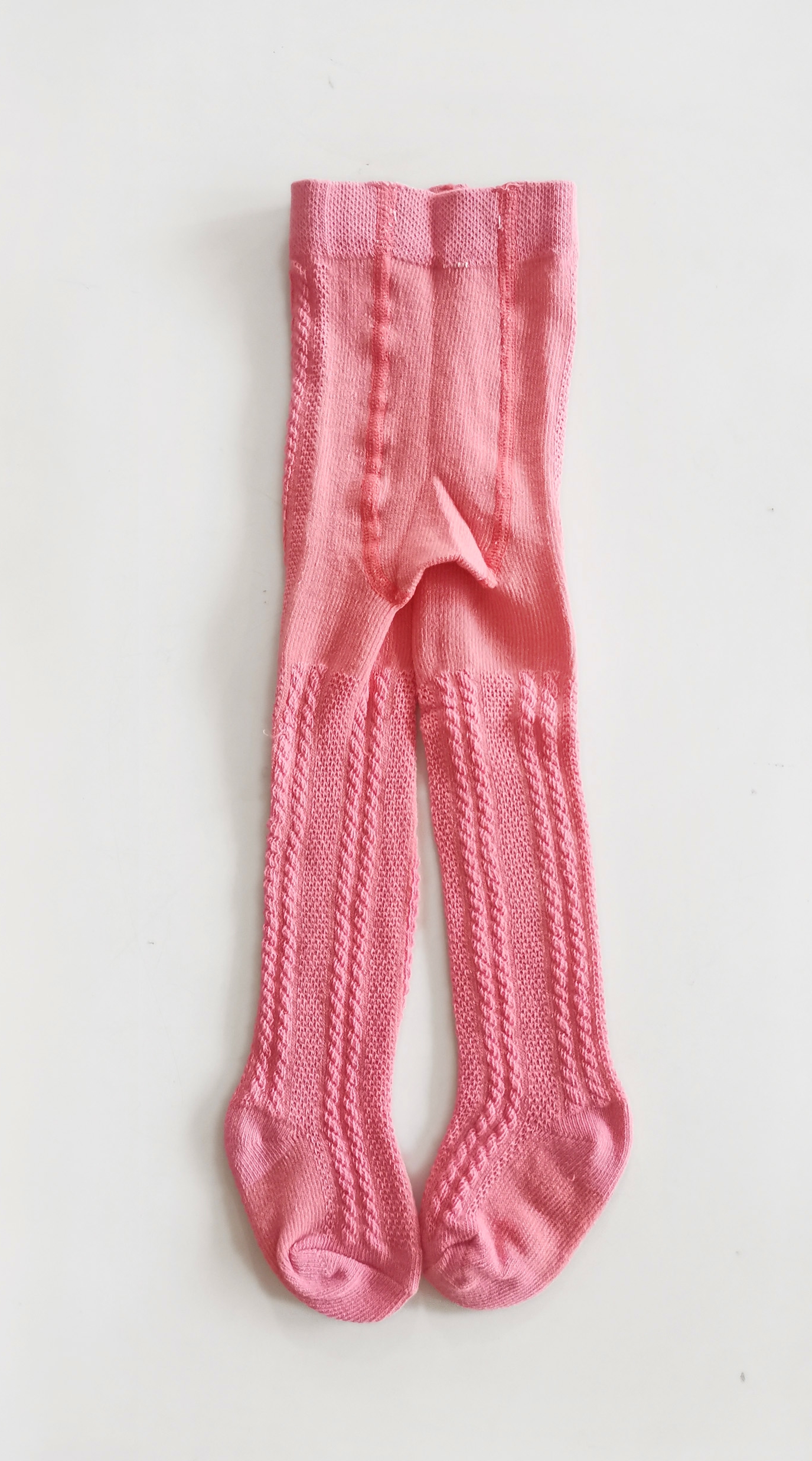 Cotton Knit Jacquard Tights