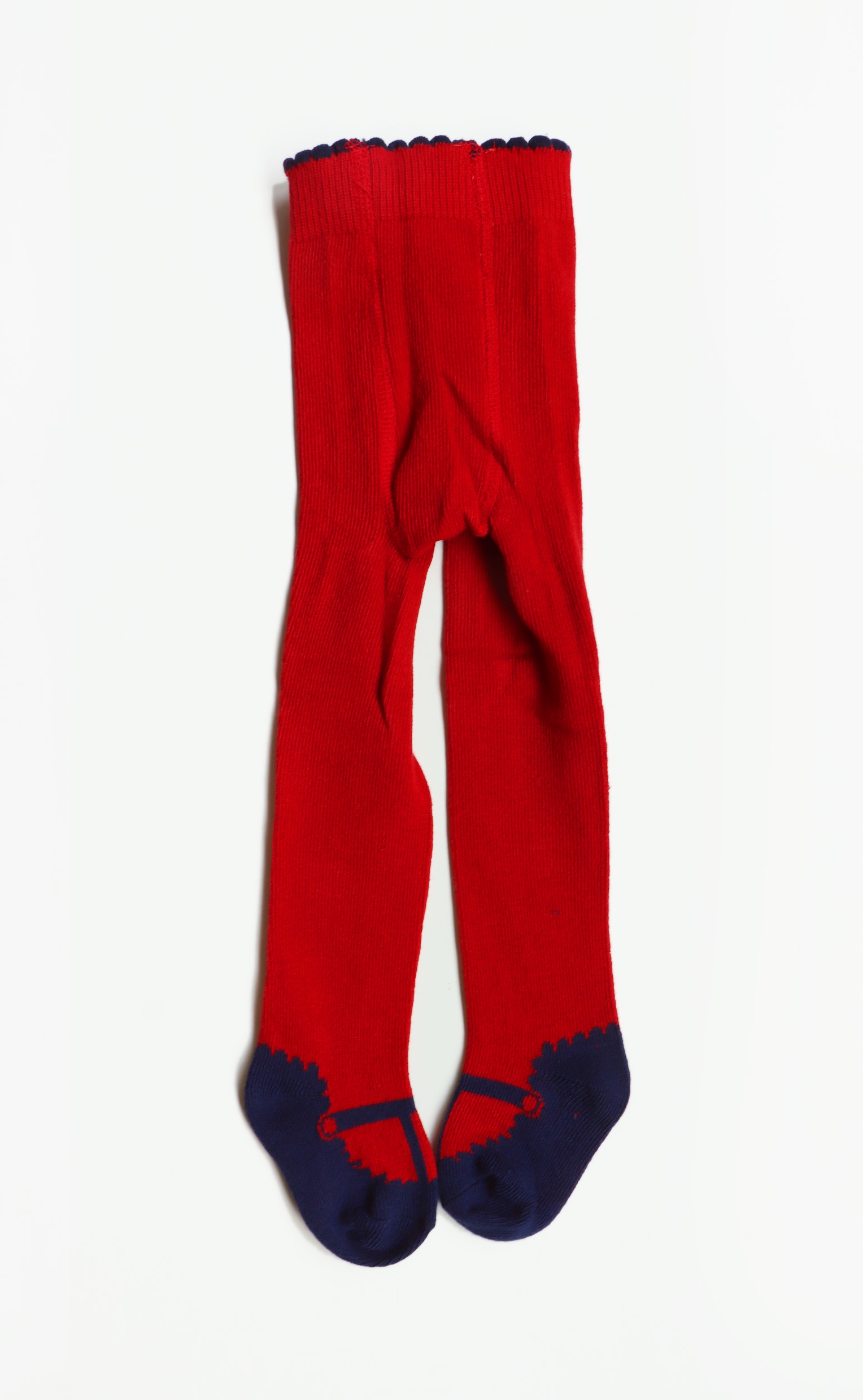 Cotton Knit Jacquard Tights