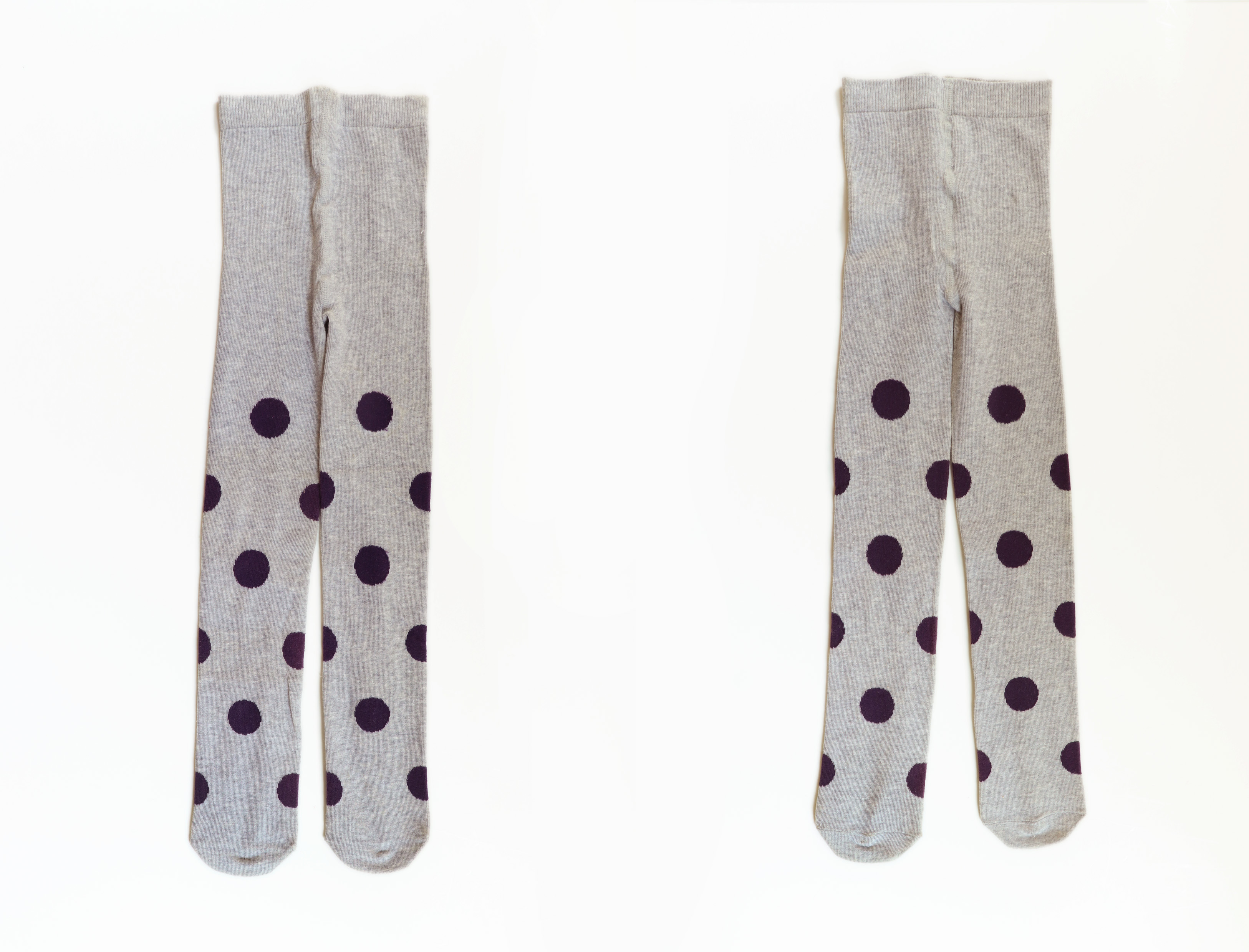 Cotton Knit Jacquard Tights