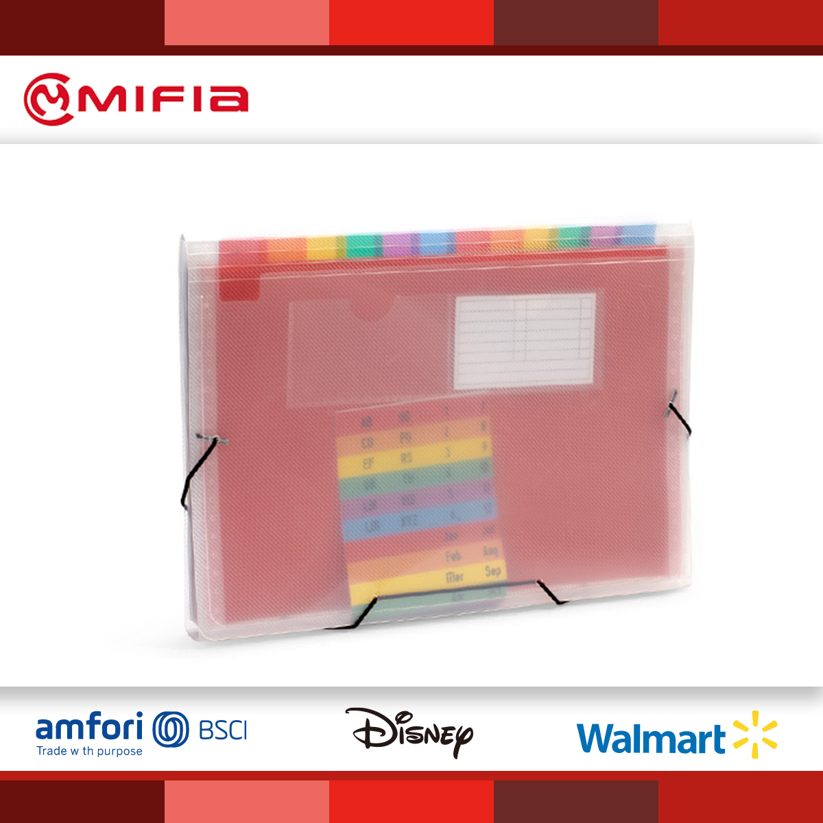 MIFIA Expandng File Organize Document for School & Office Supplies
