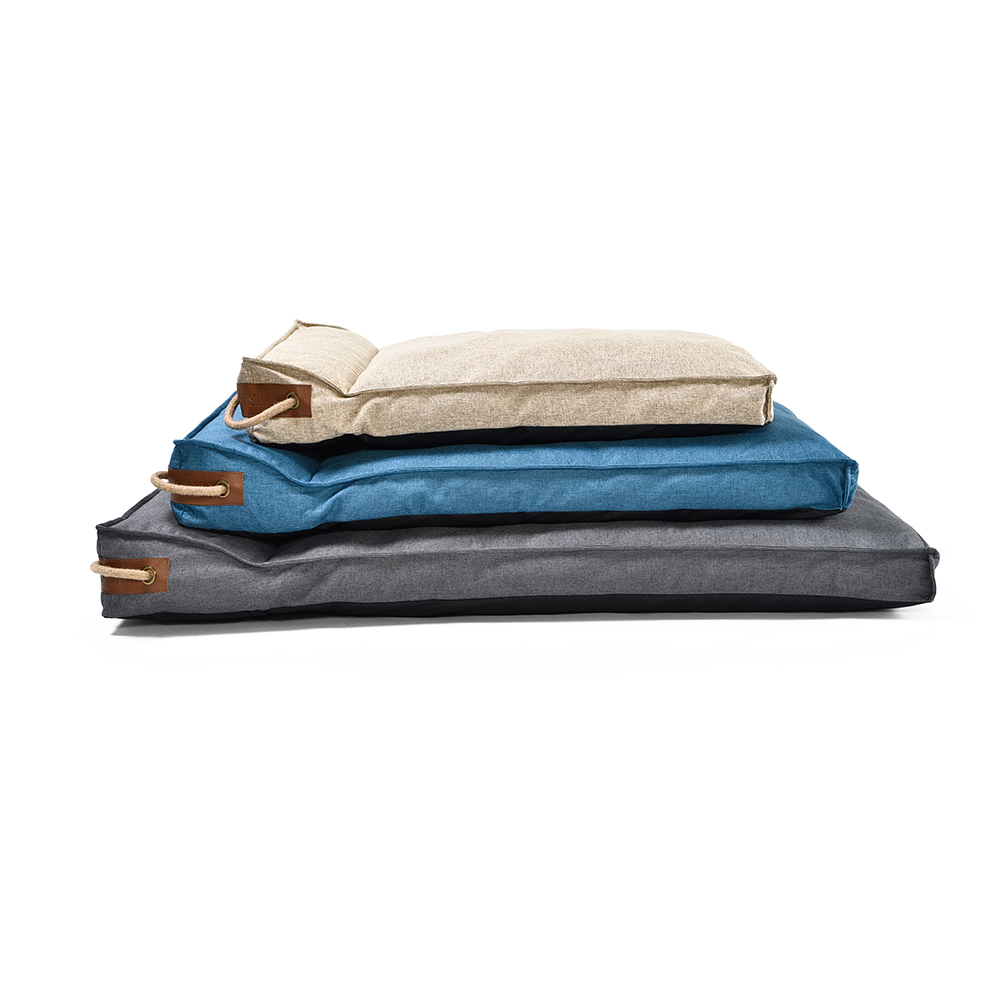 Imitation Linen Fabric Pet Bed