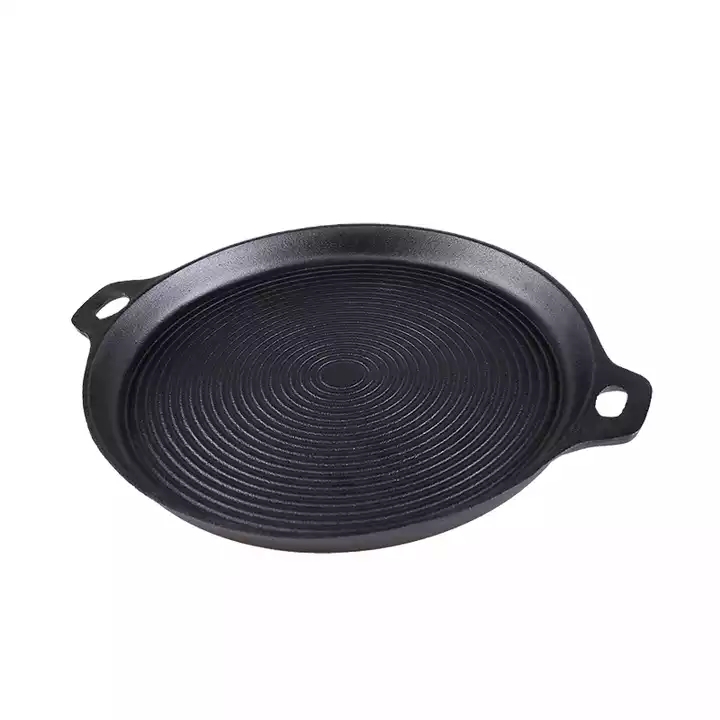 Cast iron pizza pan