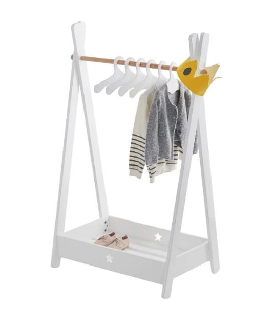 Children's Dress Up Rail with Tray