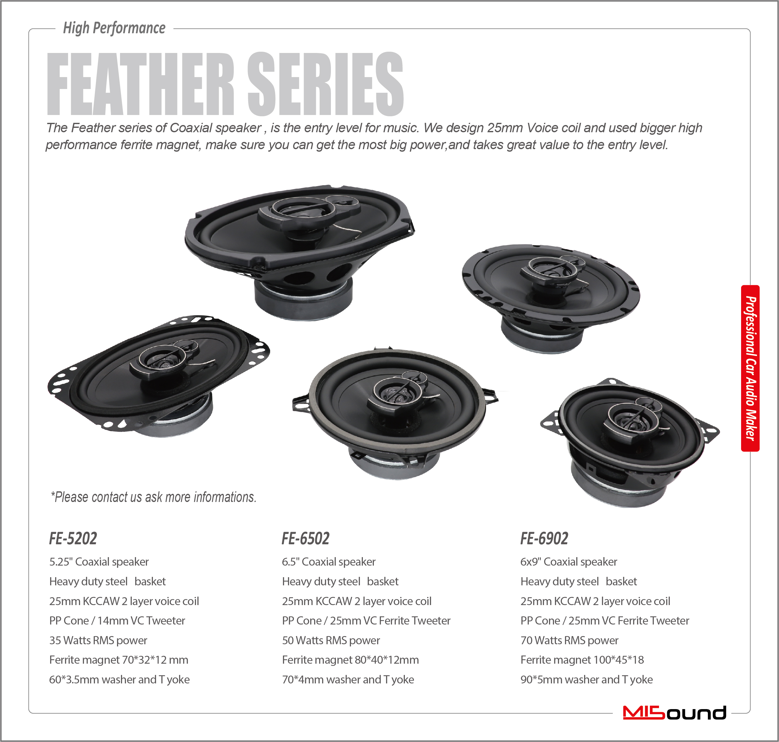 Misound Coaxial Speaker
