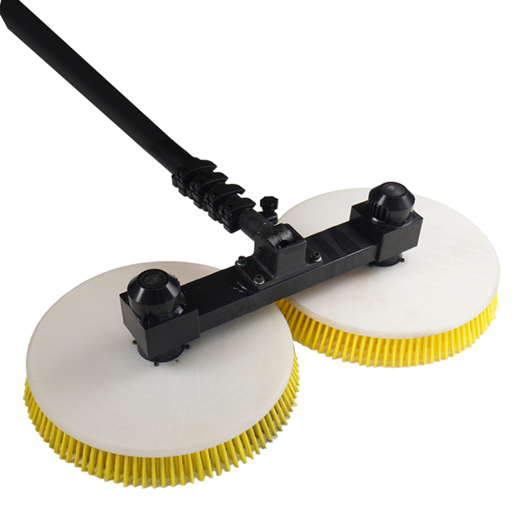 Solar Panel Cleaning Brush With Double Head