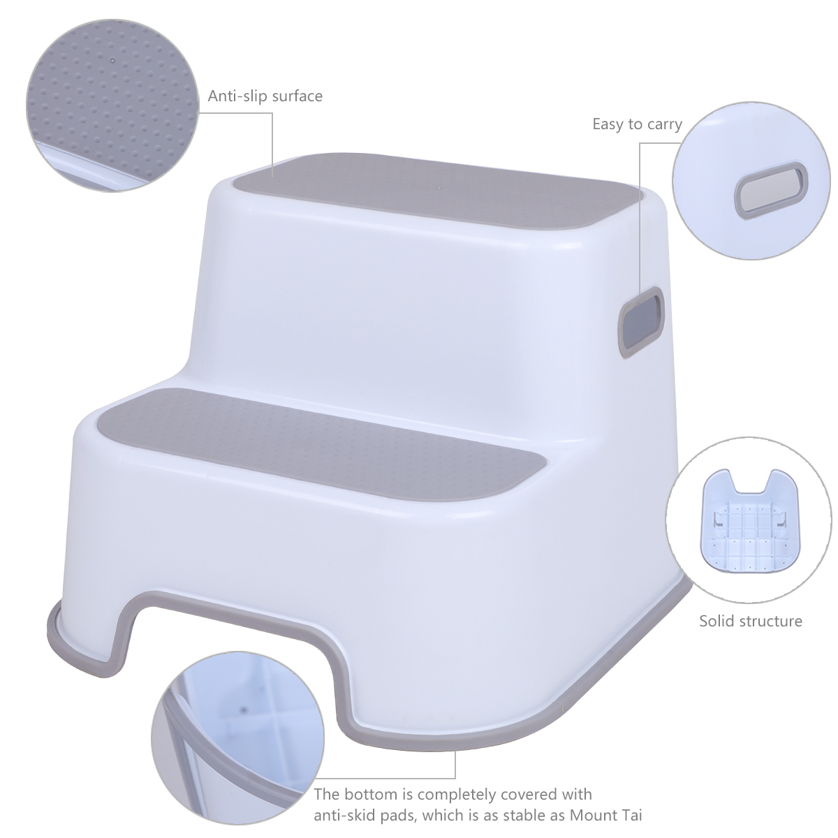 Dual Height Kids Step Stool