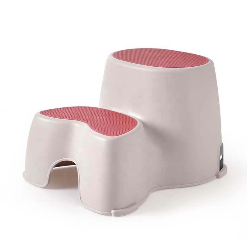 Baby Dual Step Stool Home Usage Anti Slip Bath Step Stool Potty Training Helper