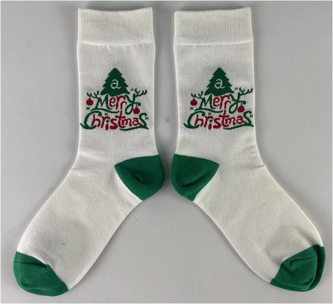 Christmas Jacquard Cotton Socks men women children