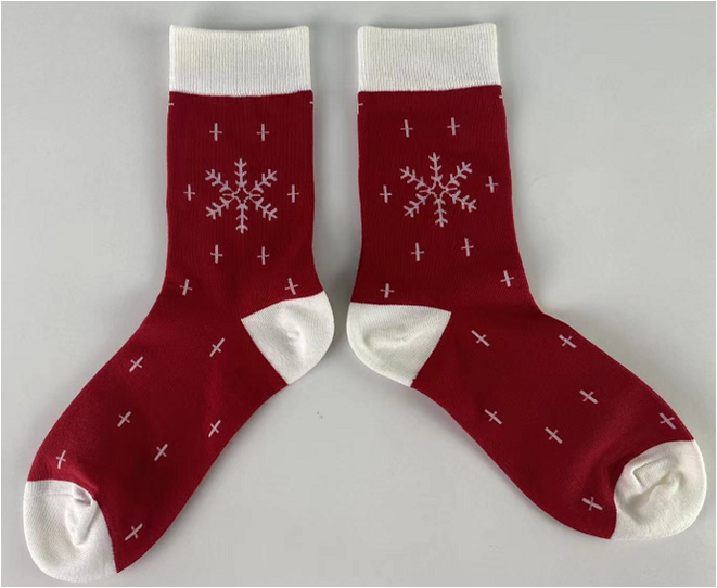 Christmas Jacquard Cotton Socks men women children